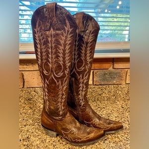Ladies Western Old Gringo Tall Boots Sz 6